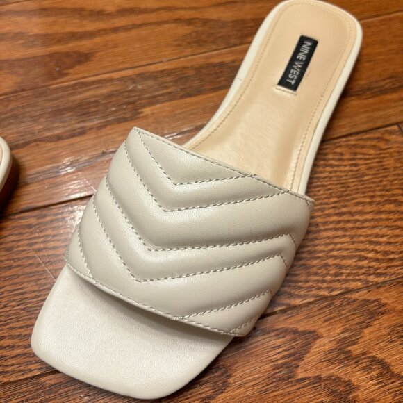 Nine West Off White Sandals - Picture 2 of 5